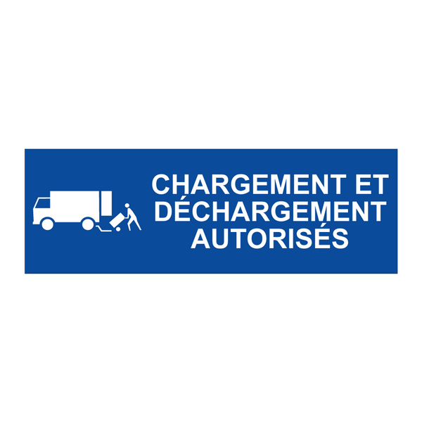 Chargement et déchargement autorisés