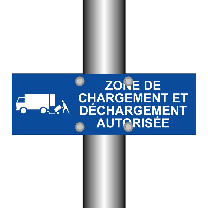 Zone de chargement et déchargement autorisée