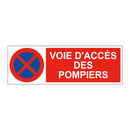 Voie d'accès des pompiers