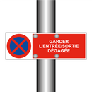 Garder l'entrée/sortie dégagée