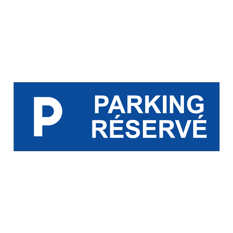 Parking réservé