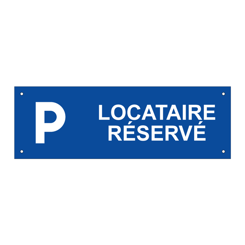 Locataire réservé