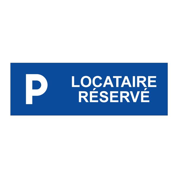 Locataire réservé