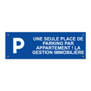 Une seule place de parking par appartement ! La gestion immobilière