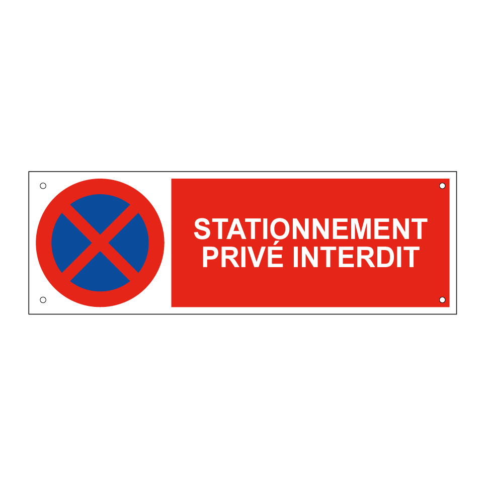Stationnement privé interdit