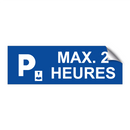 Max. 2 heures