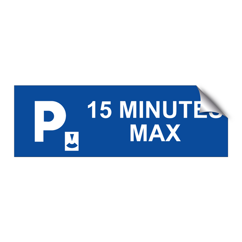 15 minutes max.
