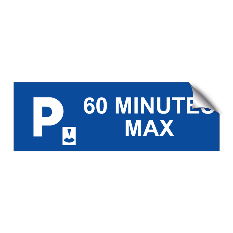 60 minutes max.