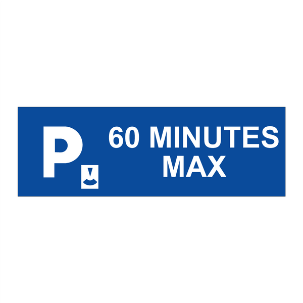 60 minutes max.
