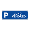 Lundi – Vendredi