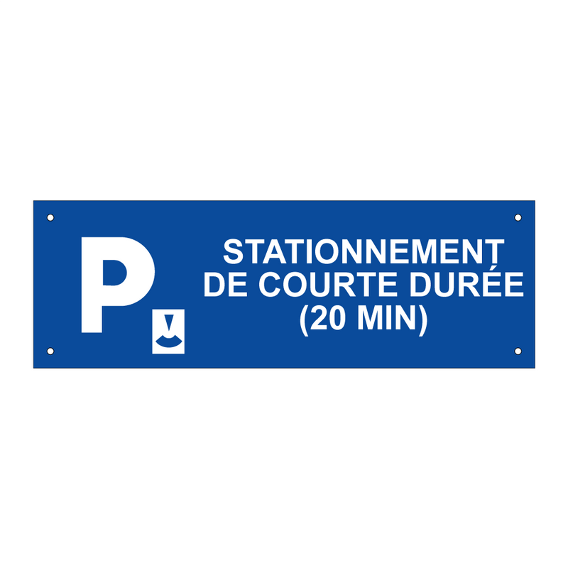 Stationnement de courte durée (20 min)