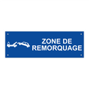 Zone de remorquage