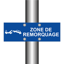 Zone de remorquage