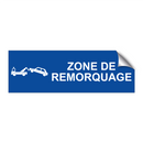 Zone de remorquage