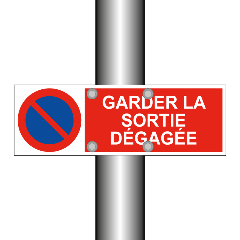Garder la sortie dégagée