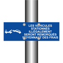 Les véhicules stationnés illégalement seront remorqués moyennant des frais.