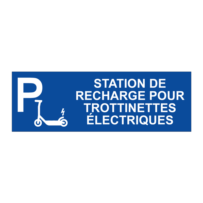 Station de recharge pour trottinettes électriques