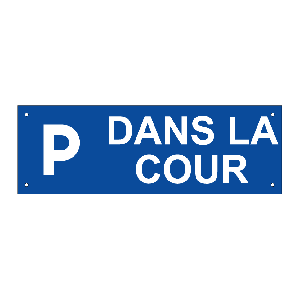 Dans la cour