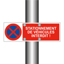 Stationnement de véhicules interdit !