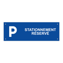 Stationnement réservé