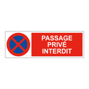 Passage privé interdit