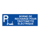 Borne de recharge pour trottinette électrique
