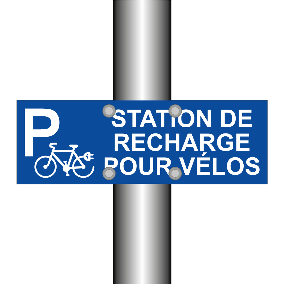 Station de recharge pour vélos