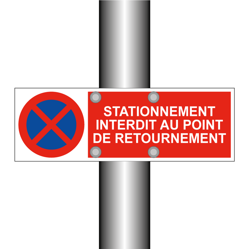 Stationnement interdit au point de retournement