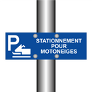 Stationnement pour motoneiges