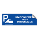 Stationnement pour motoneiges