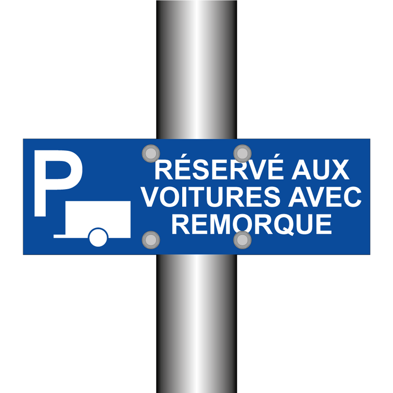 Réservé aux voitures avec remorque