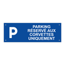 Parking réservé aux Corvettes uniquement