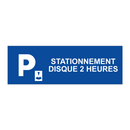 Stationnement disque 2 heures