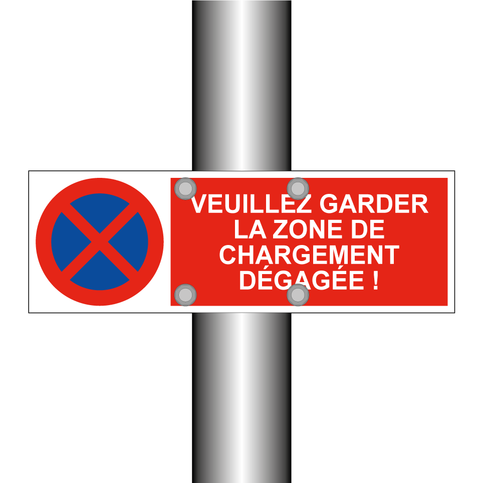 Veuillez garder la zone de chargement dégagée !