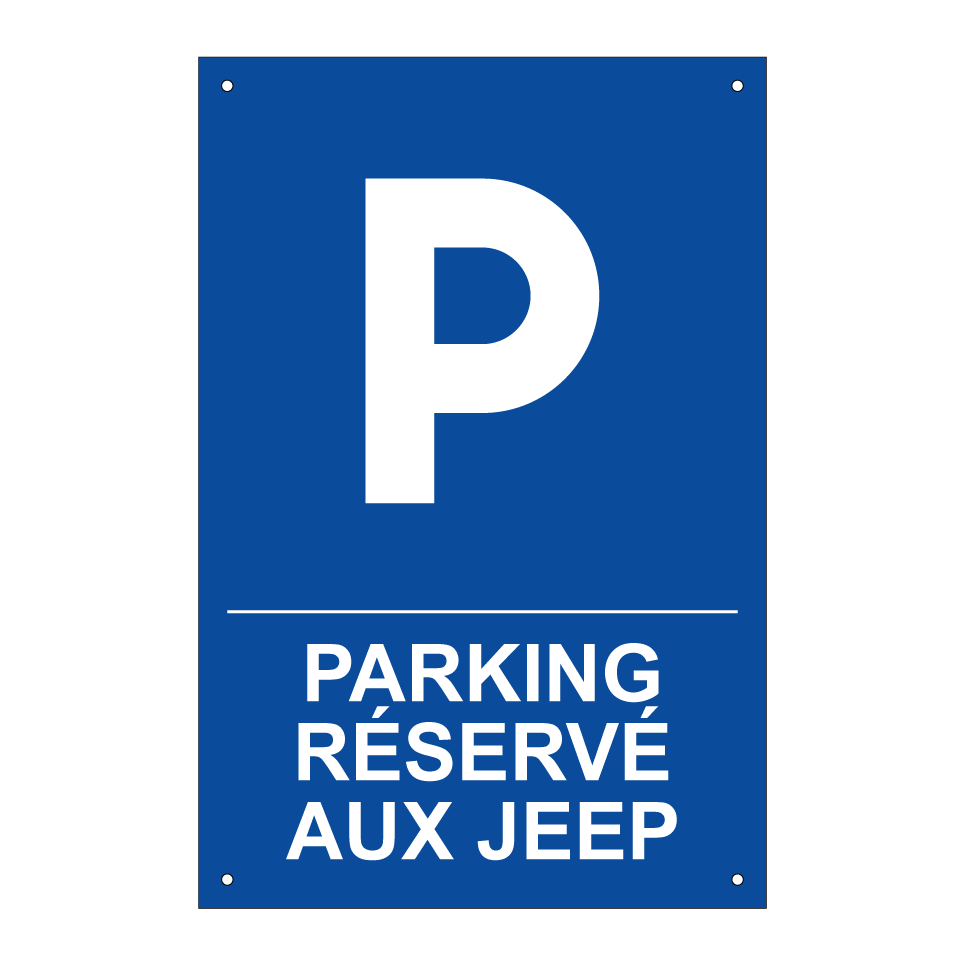 Parking réservé aux Jeep
