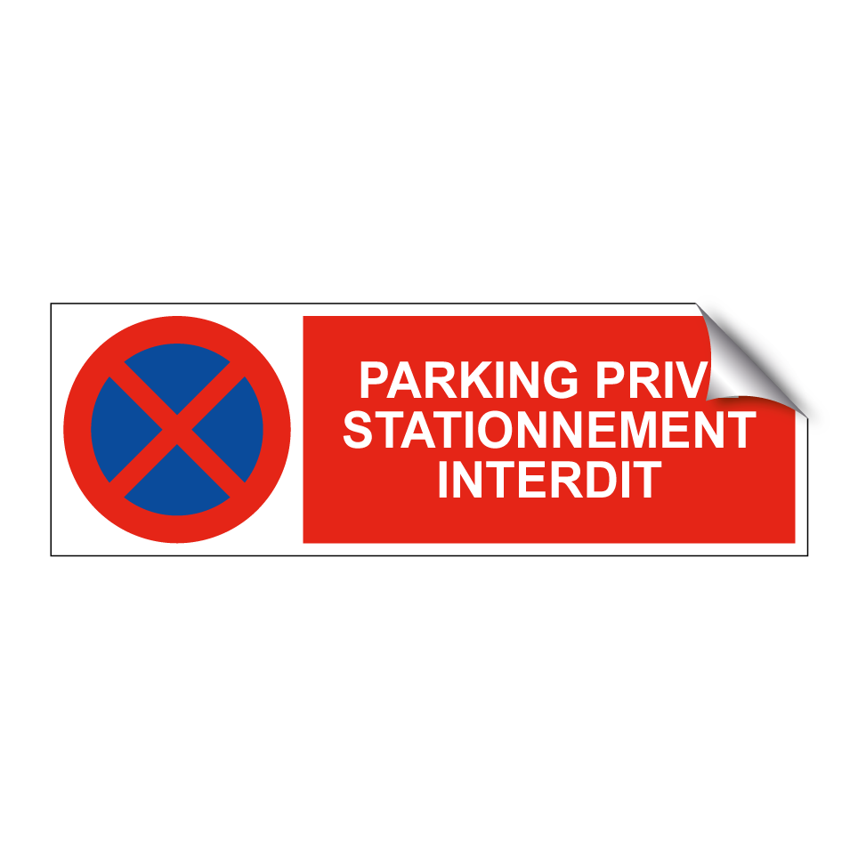 Parking privé stationnement interdit