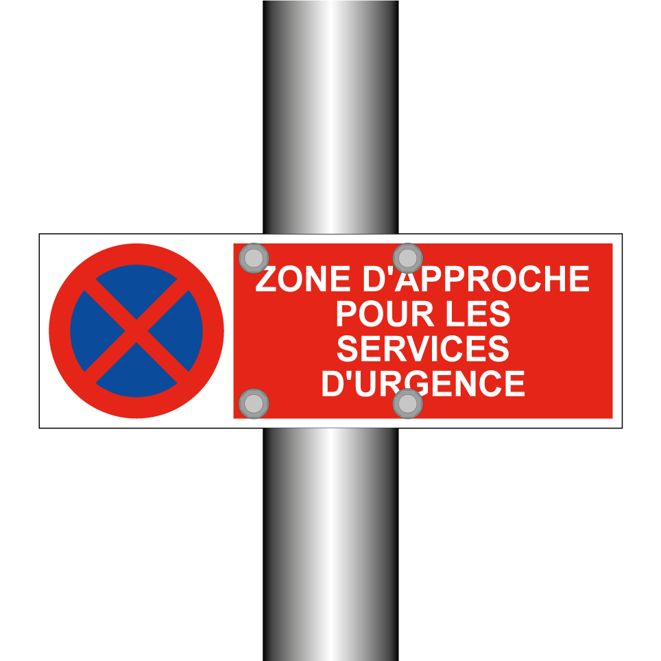 Zone d'approche pour les services d'urgence