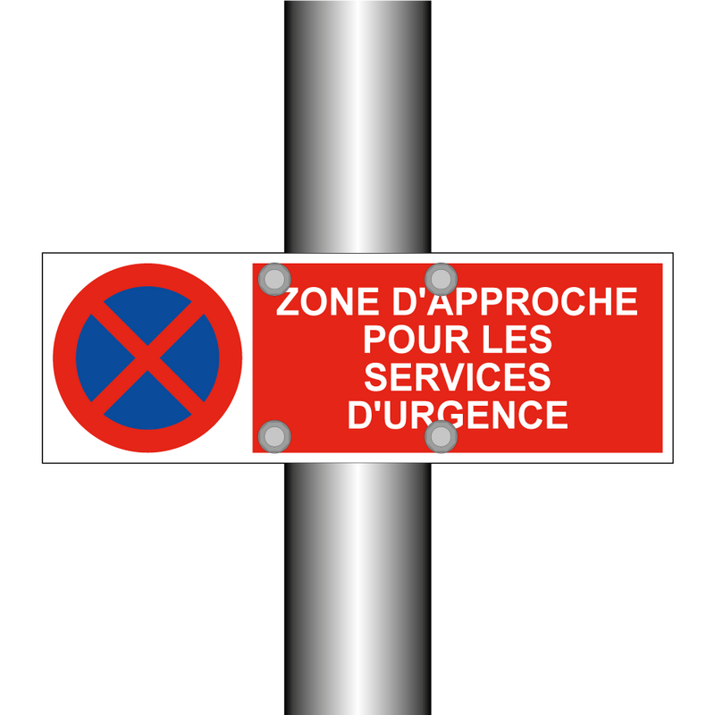 Zone d'approche pour les services d'urgence
