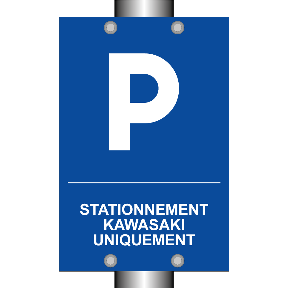 Stationnement Kawasaki uniquement