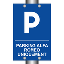 Parking Alfa Romeo uniquement