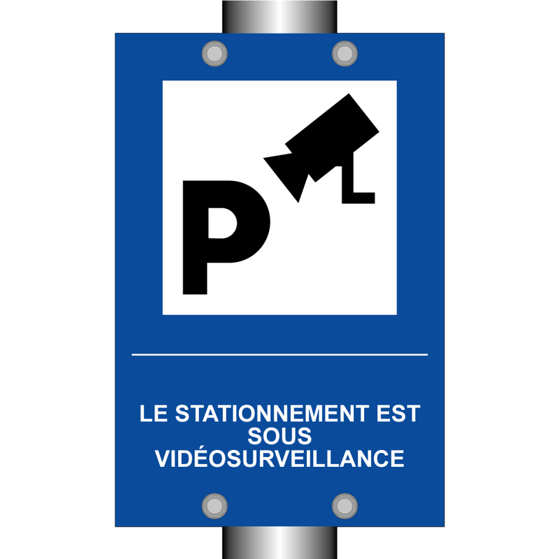 Le stationnement est sous vidéosurveillance
