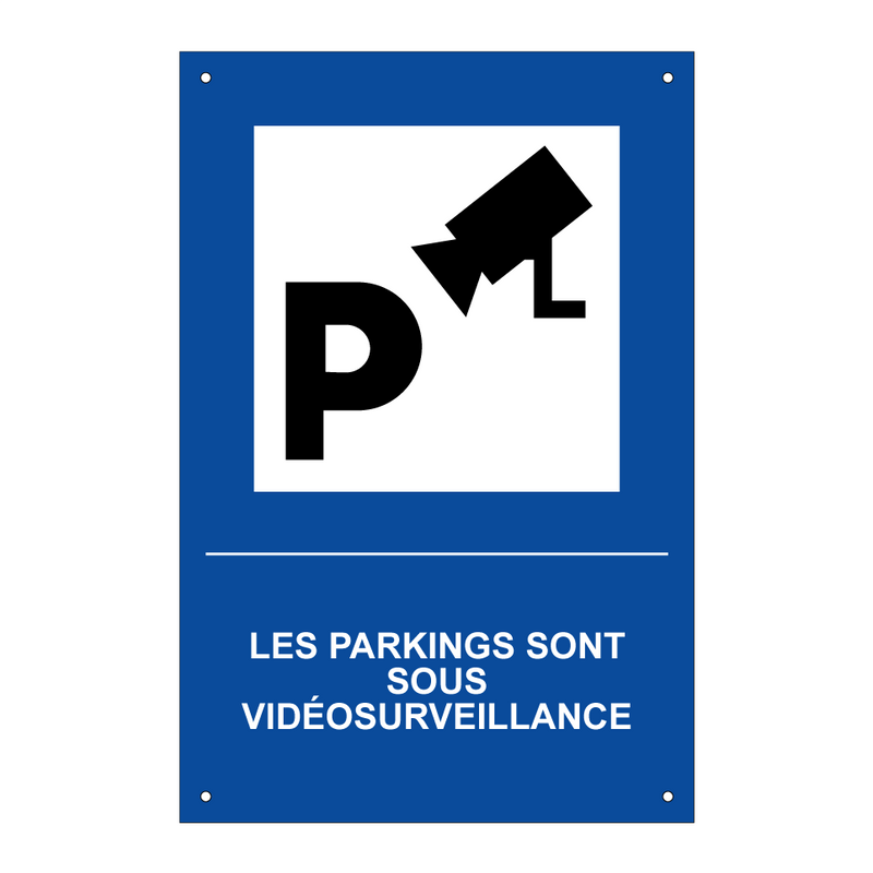 Les parkings sont sous vidéosurveillance