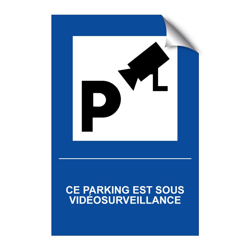 Ce parking est sous vidéosurveillance