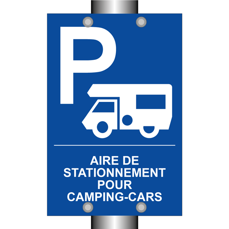 Aire de stationnement pour camping-cars