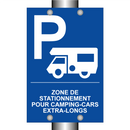 Zone de stationnement pour camping-cars extra-longs