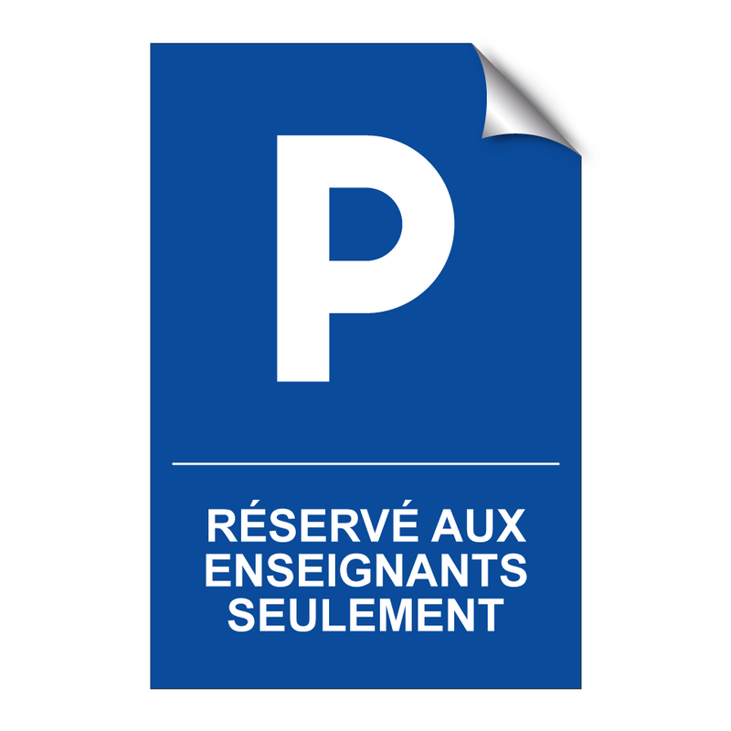 Réservé aux enseignants seulement
