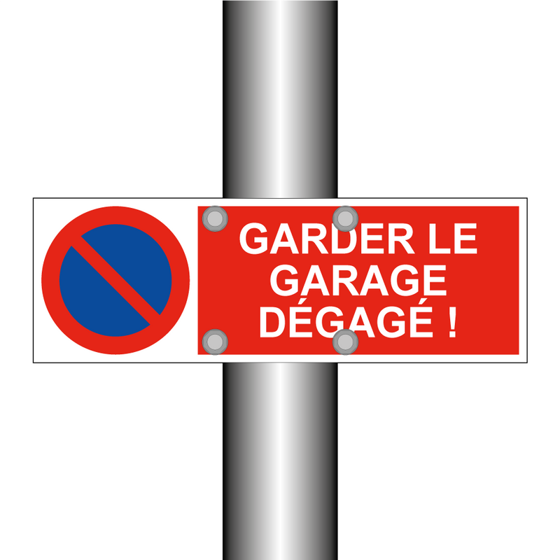 Garder le garage dégagé !