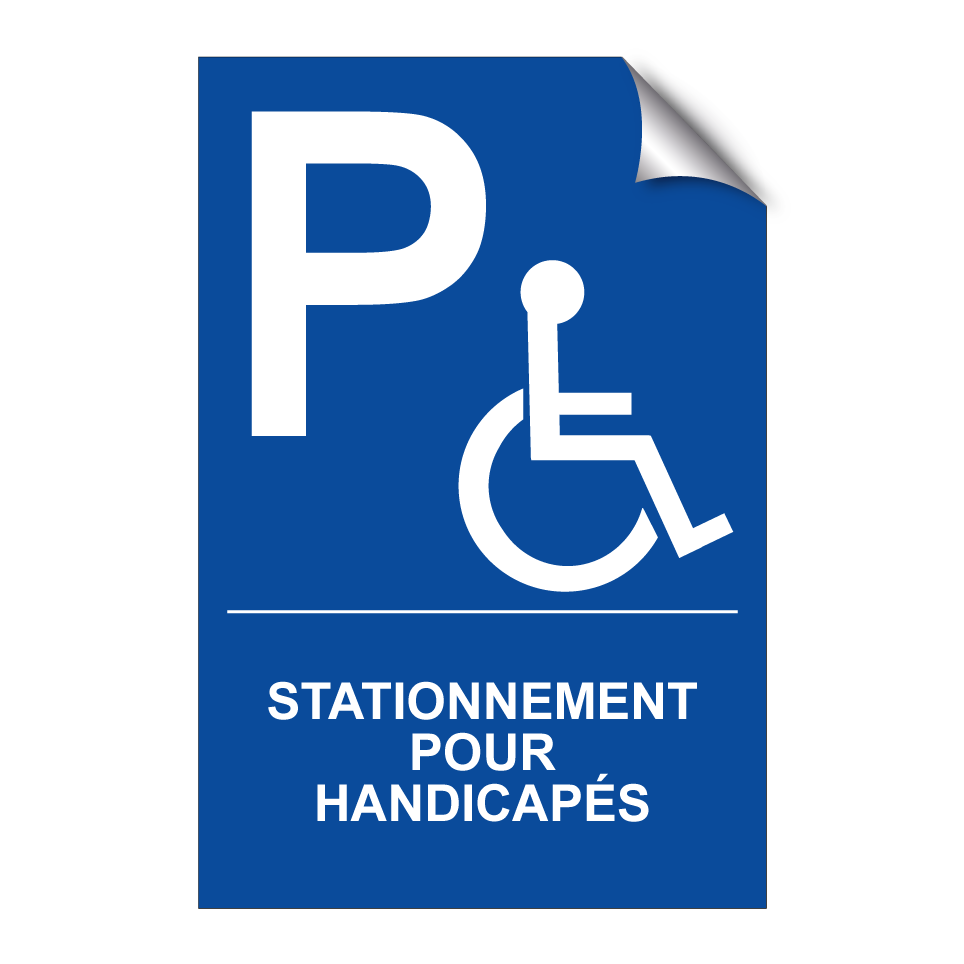 Stationnement pour handicapés