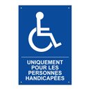 Uniquement pour les personnes handicapées