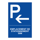 Emplacement de stationnement 50m